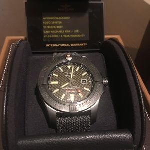 Breitling watch black bird avenger